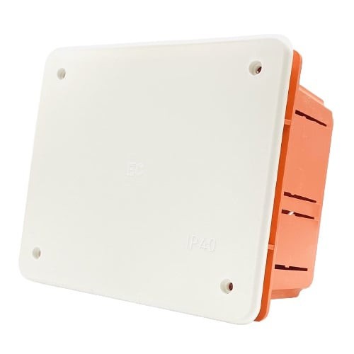 Doza de distributie derivatie 120x100x70mm din plastic incastrata IP40
