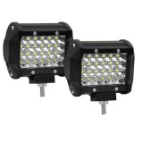 Set 2 Proiectoare Auto LED 72W 6500K 12-24V Off Road, Camion, Utilaje, Barcă, IP67, 4300LM