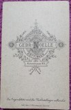 Fotografie tip CDV, Subofiter german perioada premergatoare primului razboi mondial
