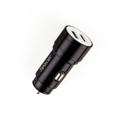 ALIMENTATOR auto SPACER Fast Charge 17W 5V/3.1A max, putere totala 17W, 2 x USB, pt. bricheta auto, black, &quot;SPCC-DUO-02&quot; (timbru verde 0.18 lei)