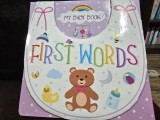 My baby book - First Words (Cartea bebelusului meu - Primele cuvinte - carte in limba engleza)