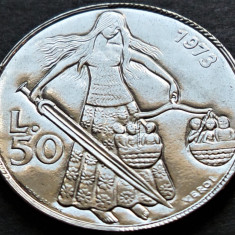 Moneda 50 LIRE - SAN MARINO, anul 1973 *cod 3707 = UNC