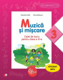 Muzică și mișcare. Caiet de lucru pentru clasa a III-a. - Paperback brosat - Florentina Chifu, Petre Ștefănescu - Litera, Clasa 3, Auxiliare scolare