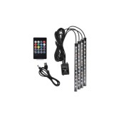 Cumpara ieftin Kit interior LED 12 SMD RGB cu telecomanda si aplicatie BTT 22cm