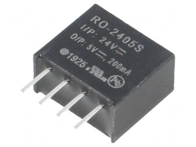 Convertor DC/DC 5V 200mA 1W 21.6-26.4V foto