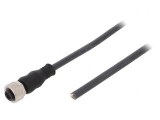 Cablu Conectare M12 5 Pini Drept 10m 125VAC 4A PUR