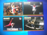 HOPCT LOT NR 367 SPORTIVI ROMANI GIMNASTI OLIMPIADA-8 CARTI POSTALE-NECIRCULATE