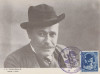 1952 Romania - Maxima FDC cp ilustrata Centenarul Caragiale, maxicard, LP 321, Romania de la 1950, Oameni