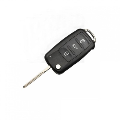 Carcasa cheie telecomanda 3 butoane compatibila Vw / Skoda / Seat foto