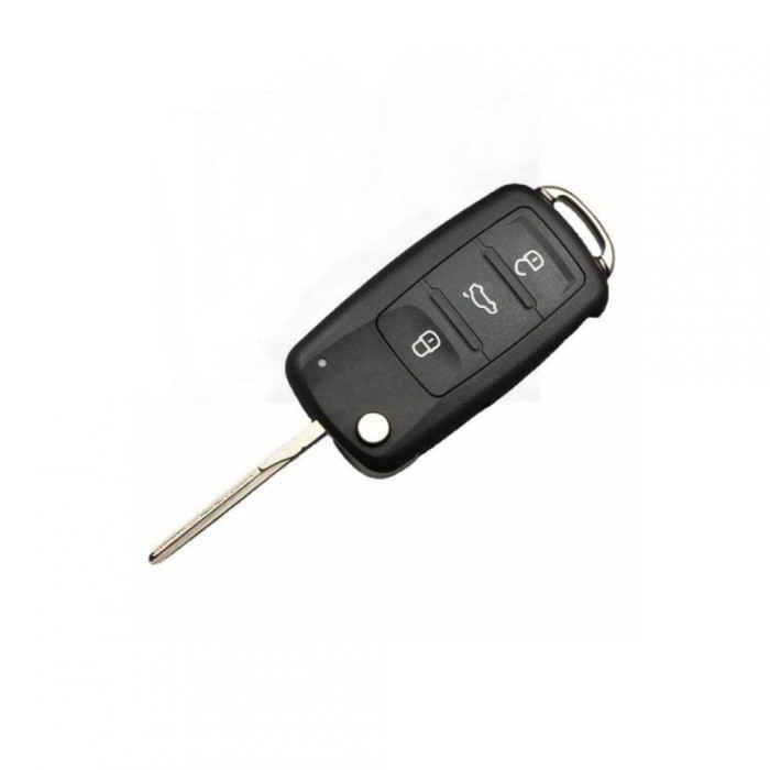 Carcasa cheie telecomanda 3 butoane compatibila Vw / Skoda / Seat