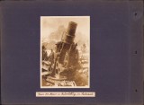 Poze Razboi Mondial, Mortier Austro-Ungar 350mm, Explozie Obuzier Italian 280mm, Front Italian, Colectie, Istorie