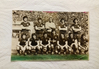 Fotografie cu echipa de fotbal a Stelei din anii 70 foto
