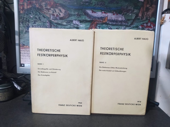 Albert Haug, Theoretische Festk&ouml;rperphysik, vol. 1-2, Franz Deuticke, Wien, 1964-1970, 047