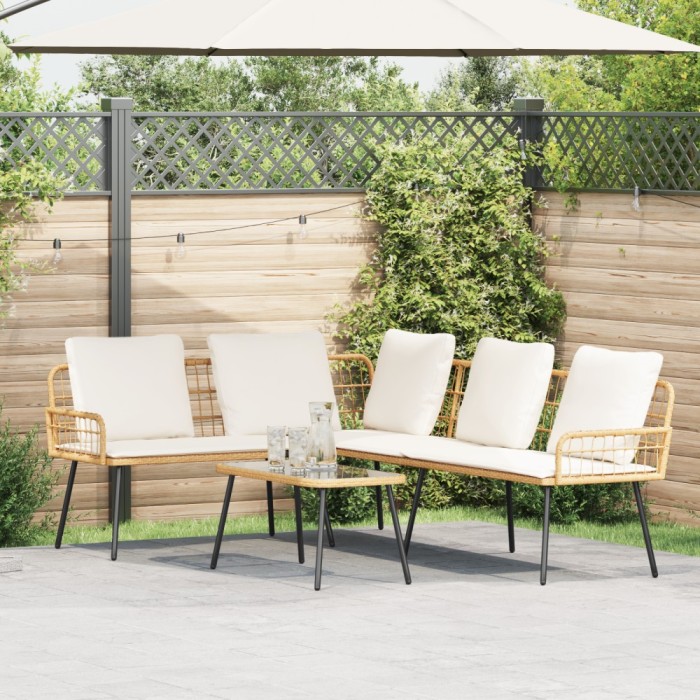vidaXL Canapea cu pernă Maro 61.5 x 123 x 82cm Metal