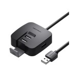 Hub USB 2.0 4 porturi Suport telefon Adaptor USB Splitter-Lungime 1 Metru, Vention