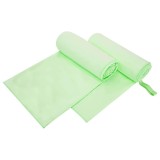vidaXL Prosoape Sport 2 pcs Verde 200 x 100 cm Poliester și poliamidă 42011481