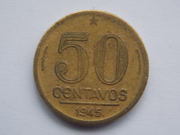50 CENTAVOS 1945 BRAZILIA