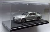Macheta Nissan Skyline GT-R (R34) V Spec II 2000 silver - Ebbro 1/43