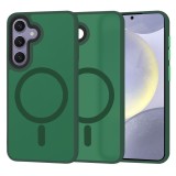 Husa Samsung Galaxy S24 Plus Techsuit HaloFrost&Atilde;&sbquo;&Acirc;&nbsp;MagSafe Series, verde inchis