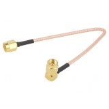 Cablu SMA 50&Omega; 0,15m Ecranat &icirc;n Unghi