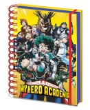 Carnet - My Hero Academia - Radial Character Burst A5 | Grupo Erik