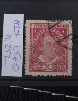 TS23 - Timbre serie Polonia - 1927 Mi252