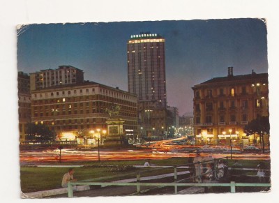 IT2-Carte Postala-ITALIA - Napoli, Piazza Municipio ,circulata 1974 foto