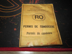 permis de conducere an 1993 c18 foto