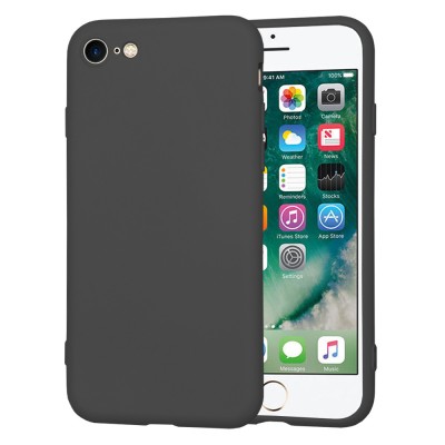 Husa silicon iPhone 7 Techsuit SoftFlex, negru foto