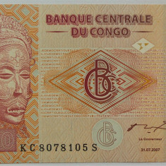 BANCNOTA exotica 50 FRANCI - CONGO, anul 2007 * cod 829 = UNC