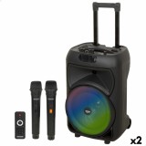 Cumpara ieftin Difuzor cu Microfon Karaoke Bontempi Plastic 34 x 50 x 29 cm (2 Unități)