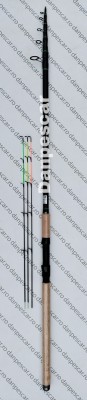Lanseta Robinhan Harrier Tele Feeder Ultra SLIM 3,90 m Actiune: 150gr foto