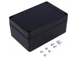 Carcasă universală BOXELEC ABS neagră 85x125x56 mm