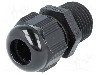 Presetupa poliamida, NPT1/2&quot;, IP68, HELUTOP HT-NPT, HELUKABEL - HT 1/2&rdquo; RAL9005 BSK NPT