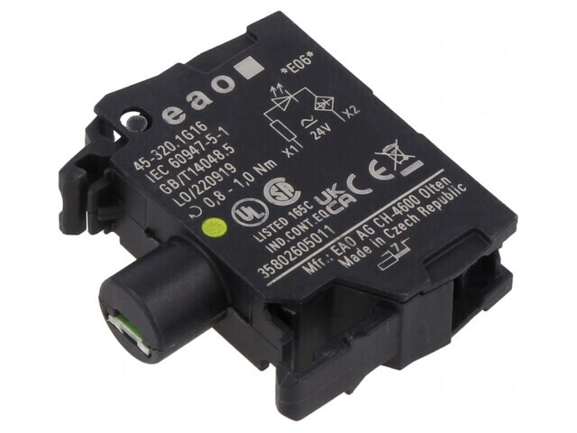 Element de iluminare 22mm 24VAC pentru placa frontală