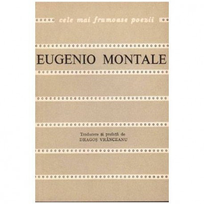 Eugenio Montale - Poeme alese - 101730 foto