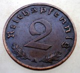 2.970 GERMANIA 2 REICHSPFENNIG 1937 A, Europa, Bronz