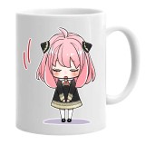 Cana alba personalizata spy x family anya anime, INOVATIX&reg;. 330 ml