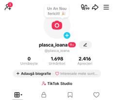 V&acirc;nd cont de tiktok de 1k monetizat pe uk