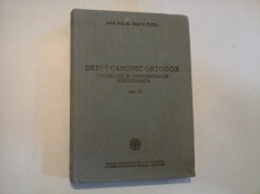 DREPT CANONIC ORTODOX LEGISLATIE SI ADMINISTRATIE BISERICEASCA - ARHID. PROF. DR. IOAN N. FLOCA - VOL. II