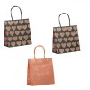 Set Pungi Cadou, Model Inimi și Dungi, Multicolor, Dimensiune 20x8x20cm, 3 Bucăți, Oem