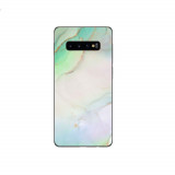 Cumpara ieftin Set Doua Folii Skin Acoperire 360 Compatibile cu Samsung Galaxy S10 Plus Wraps Skin Printing Marble Green, Oem