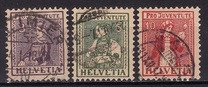 C2928 - Elvetia 1917 - Pro Juventute 3v.stampilat,serie completa,perfecta stare foto