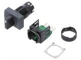 Comutator Rotativ 16mm 2NC/NO Negru XB6DD221B