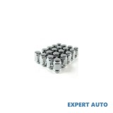 Piulite jante aluminiu m12x1,5 con drept cap cheie 19mm Alta marca Alt model #7