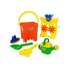Galeata nisip+5 accesorii - CastleMaxi, 34x30x34 cm, Wader foto