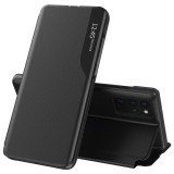 Husa Samsung Galaxy S20 Plus Eco Leather View flip tip carte, negru