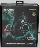 Casti Gaming Creative SXFI Gamer, Microfon, RGB, Super X-Fi, Supraauriculare, Cu Fir, Negru