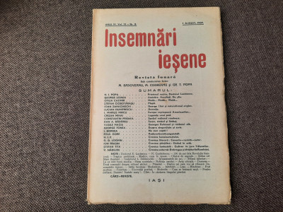 INSEMNARI IESENE ANUL IV, NR 8/1939 foto