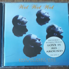 CD Wet Wet Wet ‎– End Of Part One (Their Greatest Hits)